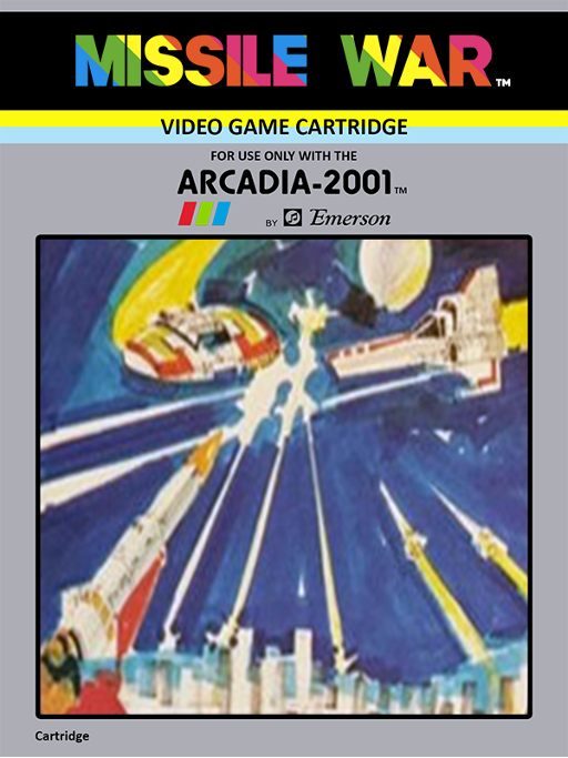 Missile War box art for Arcadia 2001